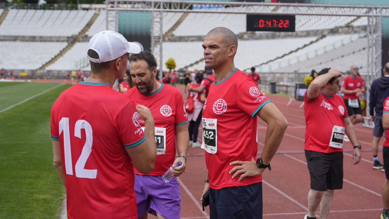 Pepe não faltou à Corrida FPF no Jamor