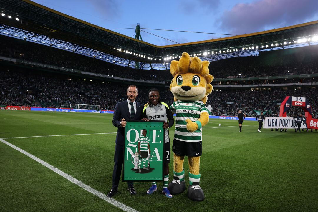 Geovany Quenda realizou último jogo pelo Sporting contra o Gil Vicente