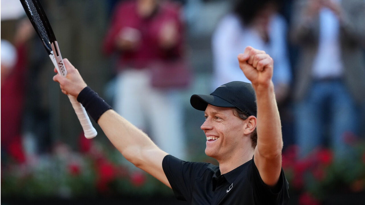 Sinner vence Rudd em Roma e conquista o Masters 1000.
