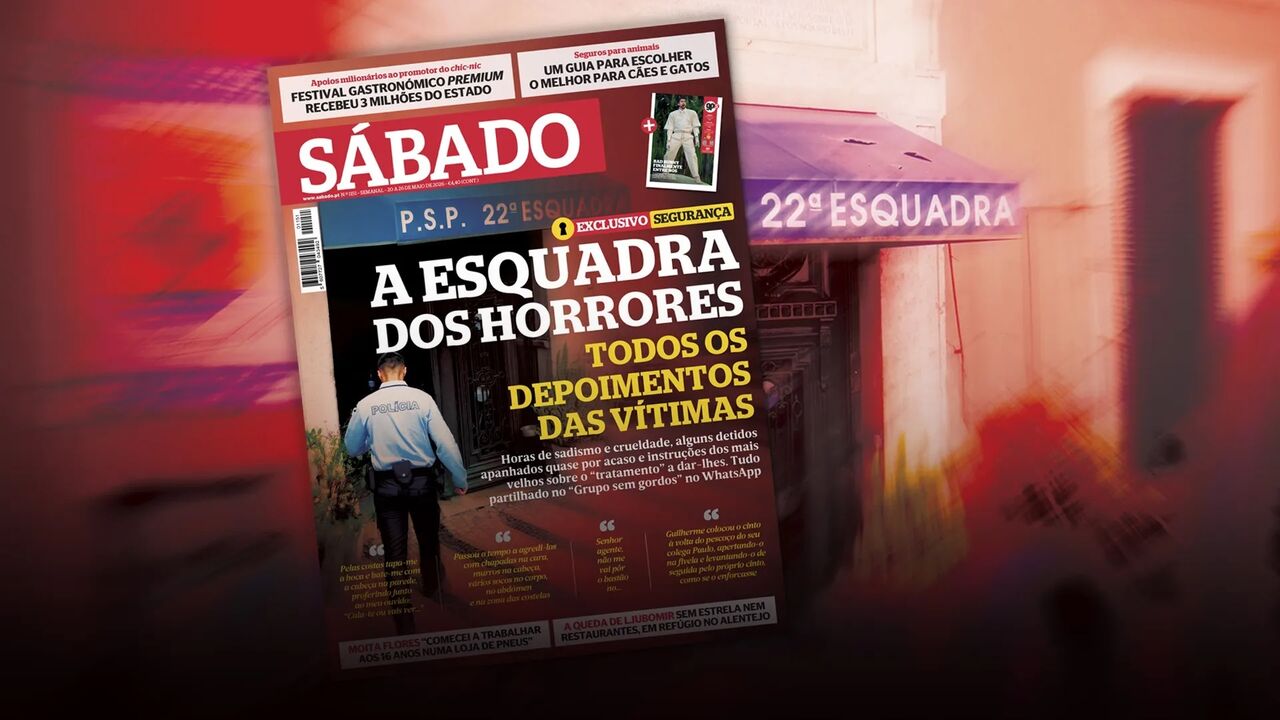 "A esquadra dos horrores" em destaque na edição desta semana da revista Sábado