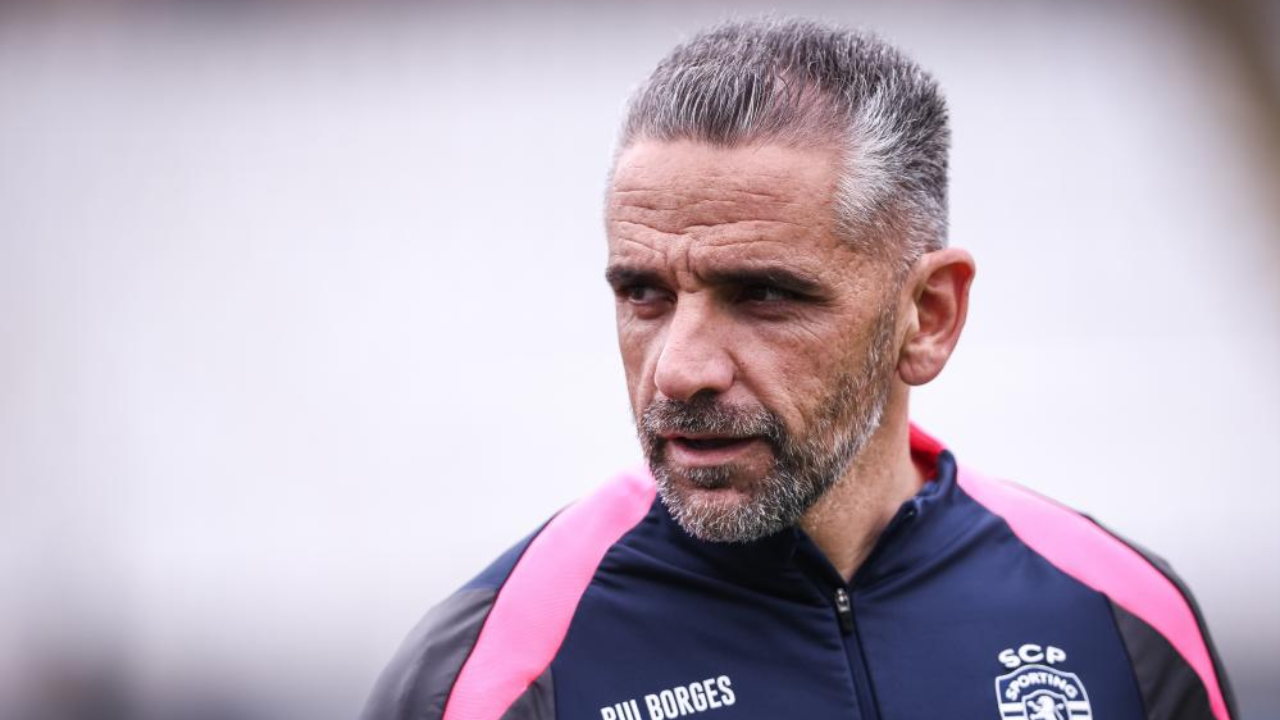 Rui Borges, treinador do Sporting