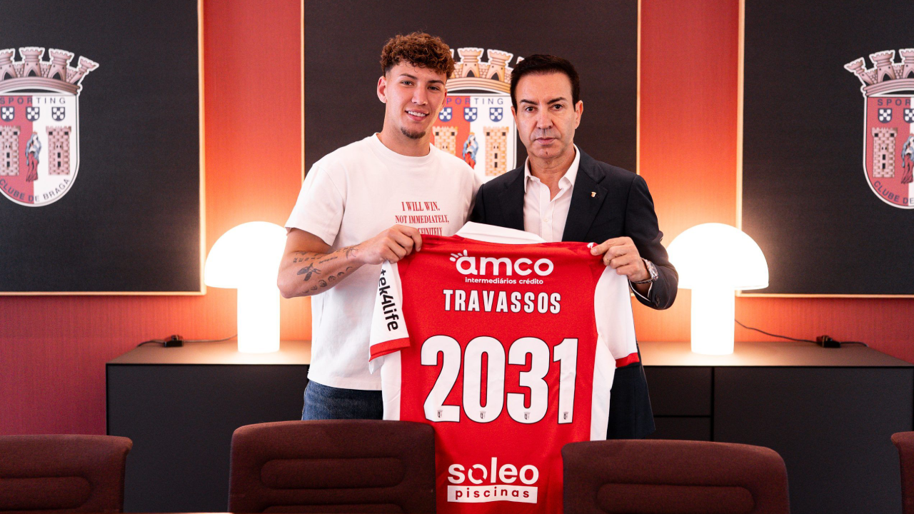 Oficial: Diogo Travassos reforça o Sp. Braga até 2031