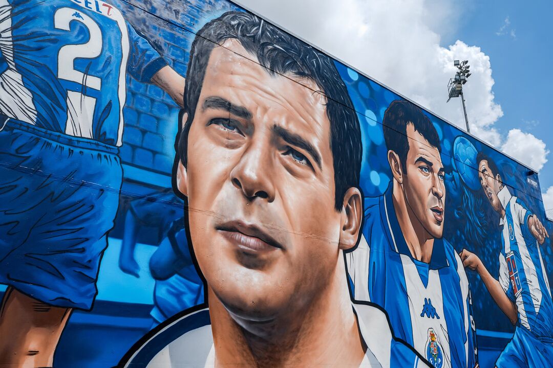 Jorge Costa homenageado em mural no Olival