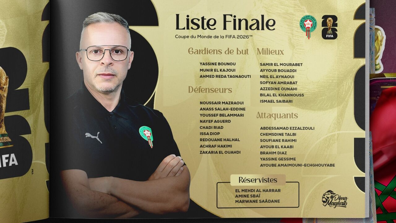 Convocatória de Marrocos para o Mundial'2026