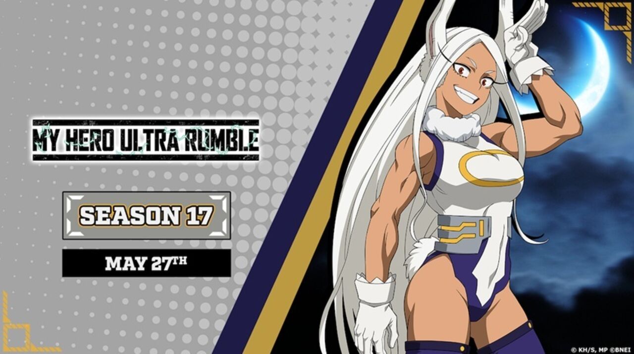 My Hero Ultra Rumble: Temporada 17 com Mirko a 27 de maio.
