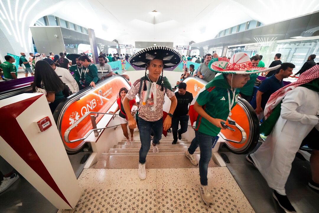 Adeptos mexicanos marcam presença no Mundial do Qatar
