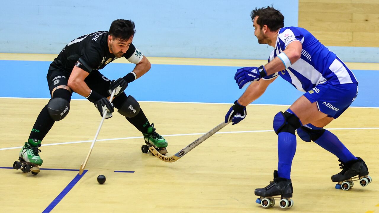 Meias-finais do playoff de hóquei em patins: Sporting vence FC Porto no Dragão Arena