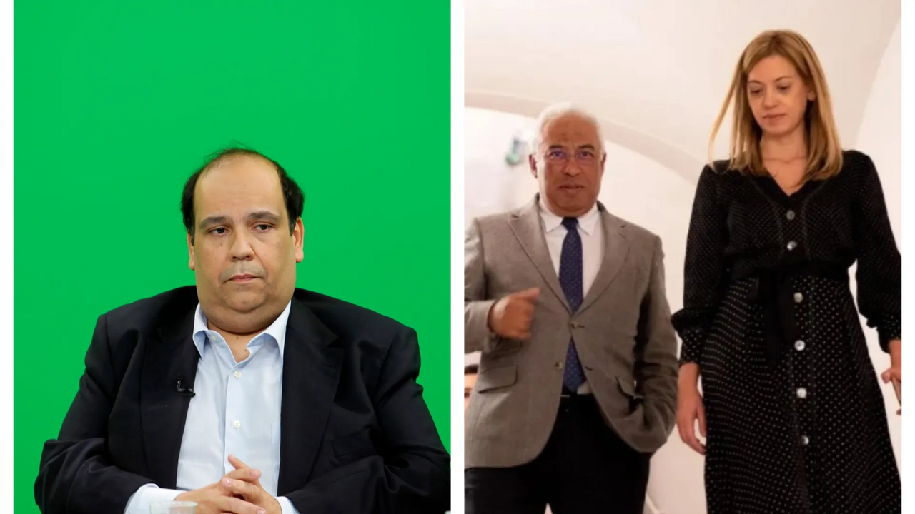 Duarte Moral (à esq.) foi assessor de António Costa e é companheiro de Rute Reimão (à dir.)