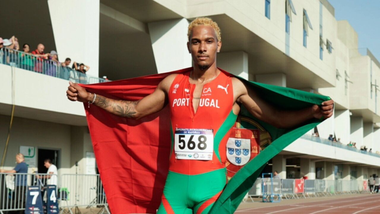 Atleta português celebra conquista nos Ibero-Americanos de Atletismo