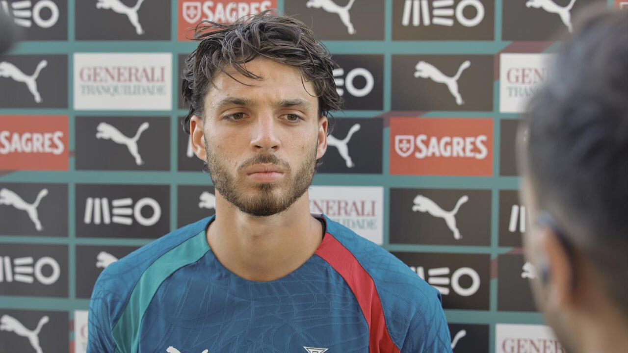 Mathias de Amorim falou aos jornalistas antes do apronto