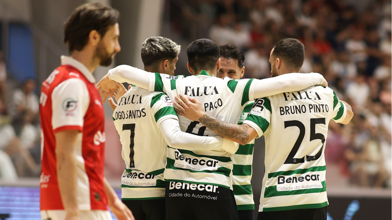 Sporting bate Sp. Braga e está a uma vitória da final da Liga Placard de futsal