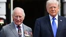 Carlos III e Donald Trump juntos num evento