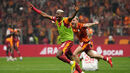 Osimhen celebra após o Galatasaray conquistar mais um campeonato na Turquia