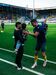 Américo Branco homenageado antes do início do jogo entre o Fortuna Sittard e o Zwolle