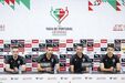 Nélson Pereira, António Nobre, Hélder Malheiro e Francisco Pereira na conferência de imprensa