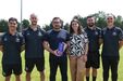 Ana Teixeira, embaixadora da competição, com a equipa técnica premiada
