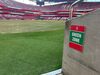 Relvado do Estádio da Luz depois dos concertos de Bad Bunny
