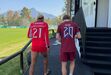Antonio Nusa e Andreas Schjelderup na concentração da seleção norueguesa
