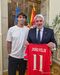 João Azevedo recebeu camisola oficial da Seleção com nome e número de João Félix