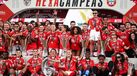 Benfica festeja o hexacampeonato feminino