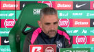 Rui Borges iniciou conferência de imprensa... a dar os parabéns ao FC Porto