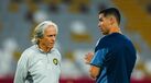 Jorge Jesus e Cristiano Ronaldo juntos no Al Nassr