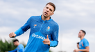 Bednarek durante uma sessão de treinos do FC Porto