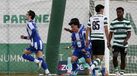 Golo de penálti de Dinis Rodrigues fez a diferença com Francisco Fernandes a celebrar