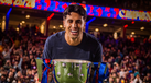 João Cancelo com o título de campeão da La Liga