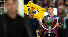 Lewandowski com o título da LaLiga
