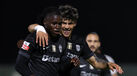 Jogadores do Sporting festejam frente ao Rio Ave