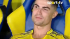 Cristiano Ronaldo incrédulo com o golo sofrido pelo Al Nassr