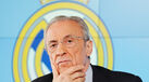 Florentino Pérez na famosa conferência de imprensa