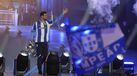 Diogo Costa a desfilar com o troféu de campeão nacional na Avenida dos Aliados