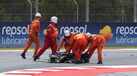 Queda de Alex Marquéz no GP da Catalunha