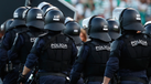 Agentes da PSP durante a final da Taça de Portugal