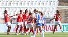 Momento do golo de Caroline Moller