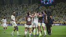 Jogadores do Al Nassr festejam