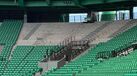 O espaço no estádio que será intervencionado