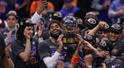 Jogadores dos New York Knicks festejam passagem à fianl do playoff