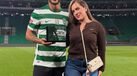 Luis Suárez com a mulher