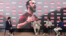 Ricardinho na apresentação do documentário do filme 'Ricardinho, o Mágico'