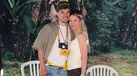 Pote e Bruna Rafaela no concerto de Bad Bunny