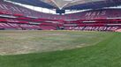 Relvado do Estádio da Luz depois dos concertos de Bad Bunny