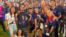 João Neves, a namorada Madalena Aragão, família e amigos celebram celebram conquista da Champions