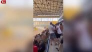 Novas imagens das agressões em jogo de futsal em Fafe