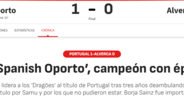 'AS' - «O 'FC Porto espanhol', campeão de forma épica»