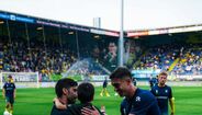Américo Branco homenageado antes do início do jogo entre o Fortuna Sittard e o Zwolle