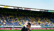 Américo Branco homenageado antes do início do jogo entre o Fortuna Sittard e o Zwolle