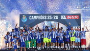 FC Porto celebra o título de campeão 25/26 com festa no Estádio do Dragão